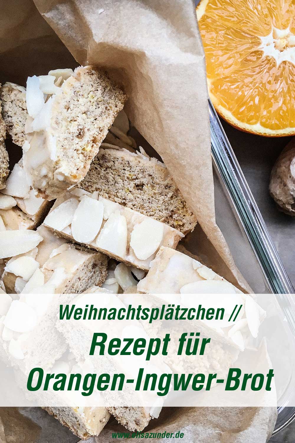 Weihnachtsplätzchen-Rezepte, Orangen-Ingwer-Brot-Rezept, leckeres Orangen-Ingwer-Brot, vegane Plätzchen, vegane Weihnachtsplätzchen, Plätzchen Rezepte