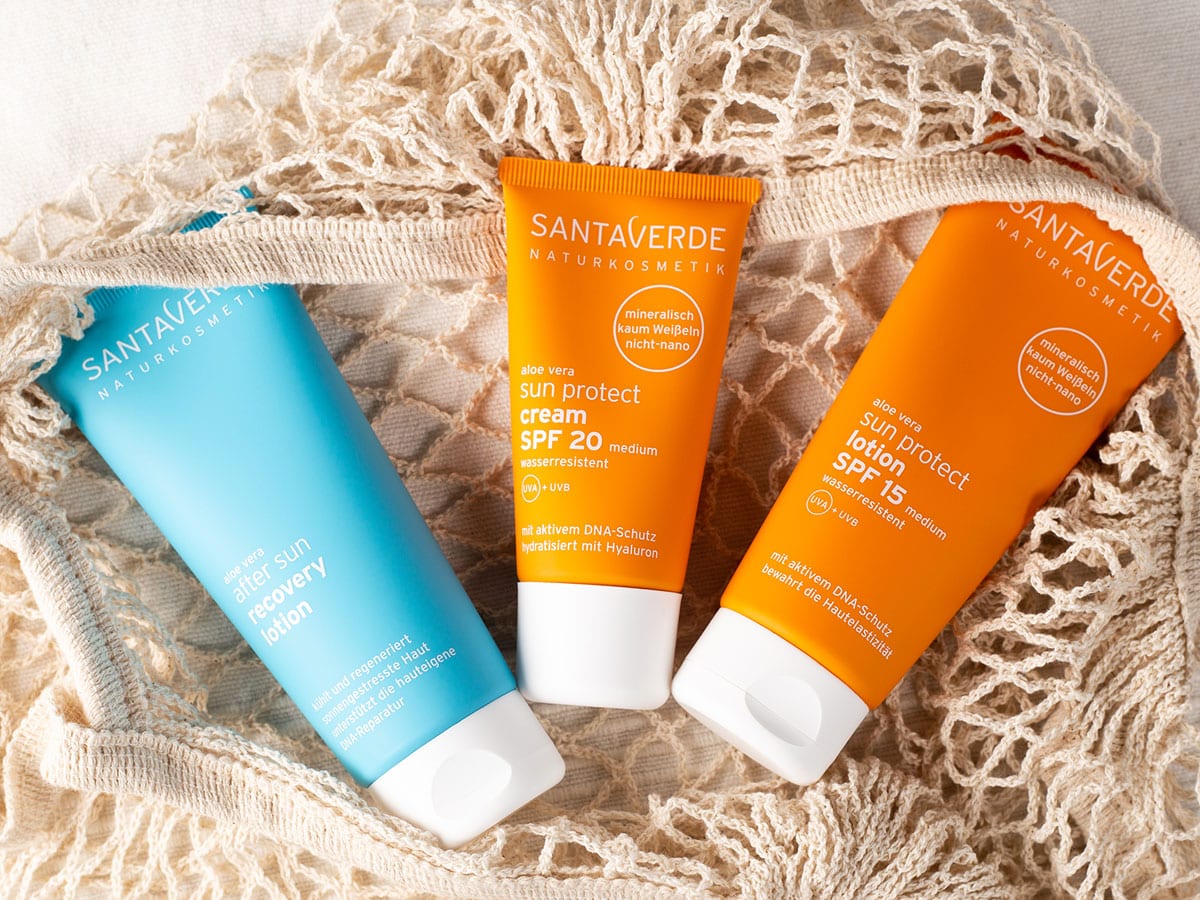 sun protect Linie von Santaverde, Gewinnspiel, mineralischer Sonnenschutz, Naturkosmetik, Sonnenpflege,