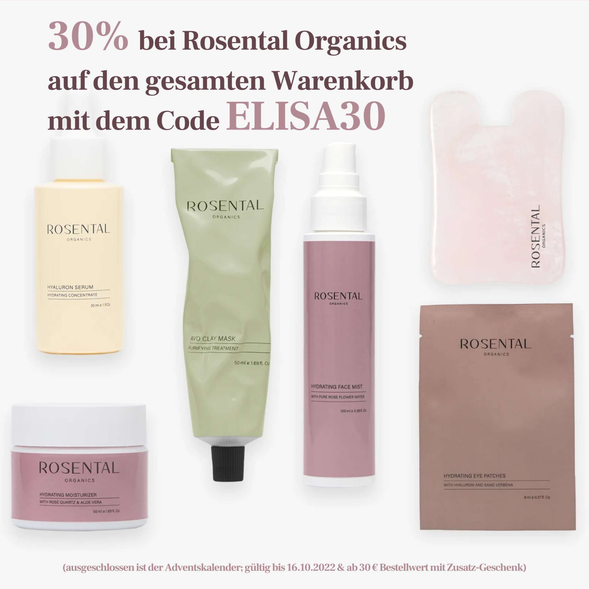 30% Rosental Organics Rabattcode