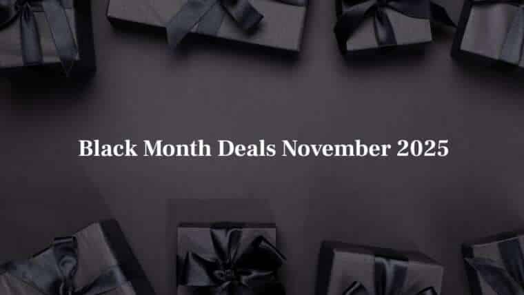 Black Month Deals November 2025