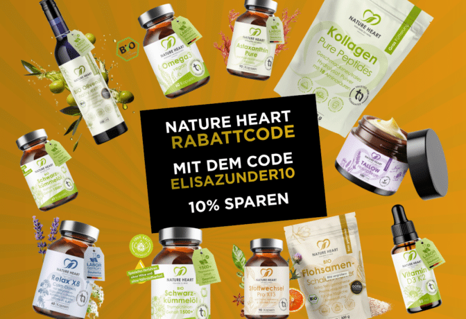 Nature Heart Rabattcode: Spare mit ELISAZUNDER10 10% auf gesamte Sortiment