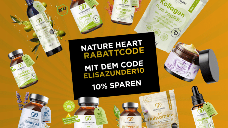 Nature Heart Rabattcode: Spare mit ELISAZUNDER10 10% auf gesamte Sortiment
