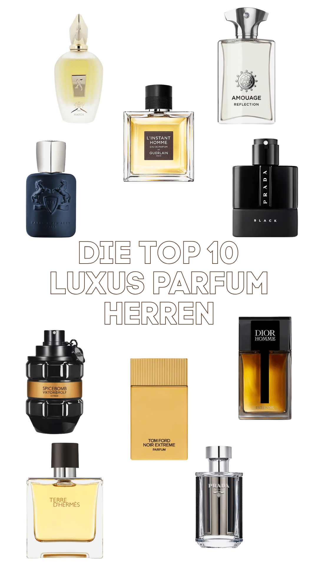 Top 10 Luxus Parfum Herren: Die besten Düfte